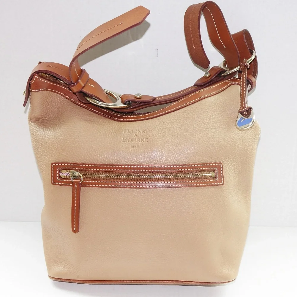 Vintage‎ Dooney & Bourke 1975 Large Leather Hobo